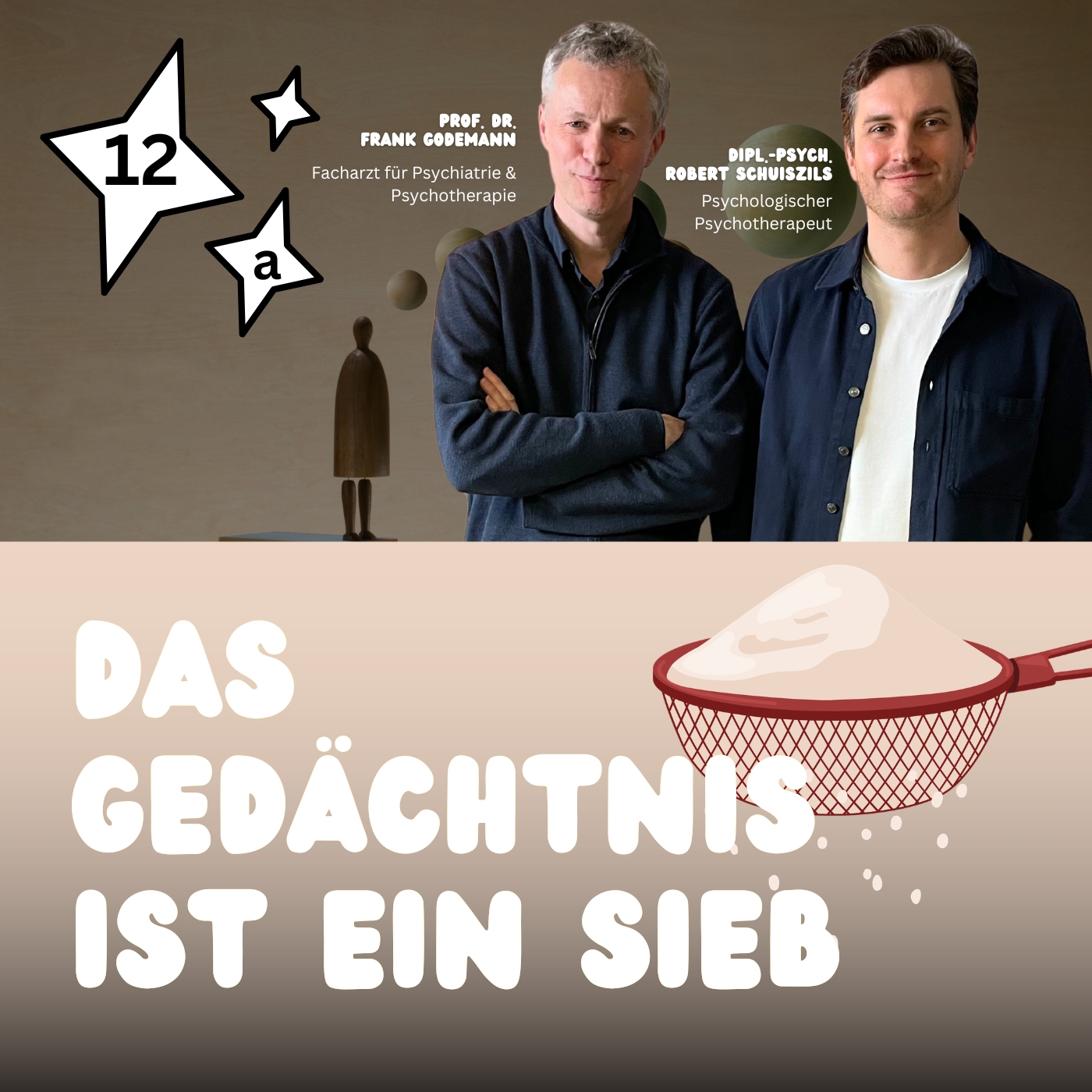 Podcast Psychotherapie einfach erklärt Thumbnail Folge 12 Das Gedächtnis in ein Sieb