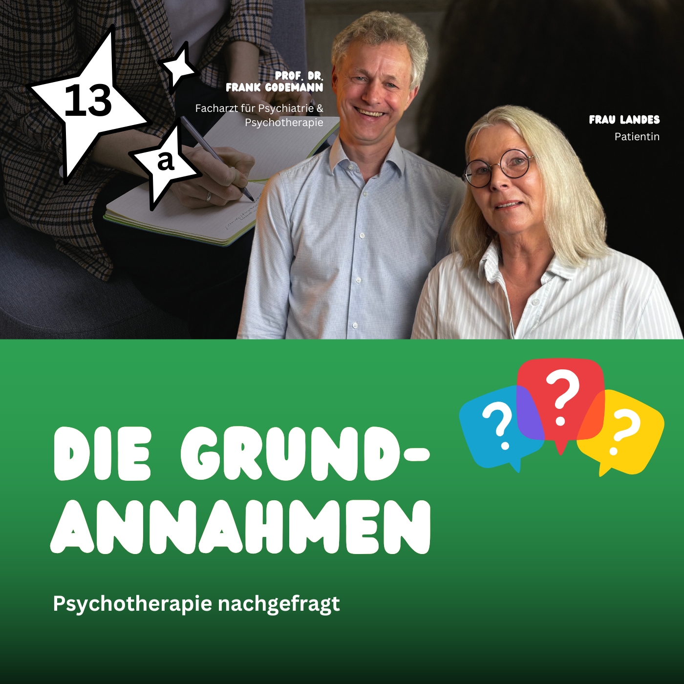 Podcast Psychotherapie einfach erklärt Thumbnail Folge 13a Die Grundannahmen - Nachgefragt